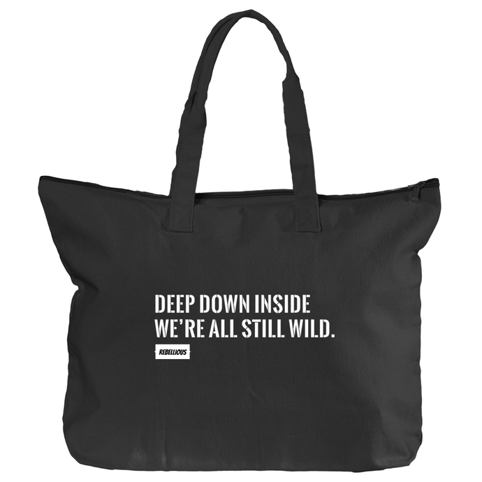 Black Tote: Deep down inside...
